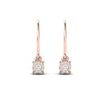 Handmade Designer Gold Earring, Solid Gold Dangle Earrings , Personalized Diamond Jewelry - GeumJewels