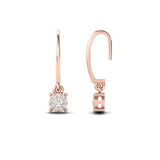 Handmade Designer Gold Earring, Solid Gold Dangle Earrings , Personalized Diamond Jewelry - GeumJewels