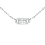 10kt 14kt 18kt White/Yellow Rose Gold Pendant, Elegant Diamond Necklace for Engagement Gift, Diamond Gold Jewelry - GeumJewels