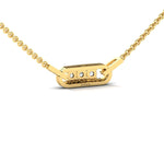 10kt 14kt 18kt White/Yellow Rose Gold Pendant, Elegant Diamond Necklace for Engagement Gift, Diamond Gold Jewelry - GeumJewels