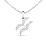 Handmade Aquarius Zodiac Pendant, 18Kt Solid Gold Pendant Necklace, Unique Diamond Pendant - GeumJewels