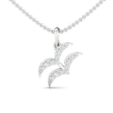 Handmade Aquarius Zodiac Pendant, 18Kt Solid Gold Pendant Necklace, Unique Diamond Pendant - GeumJewels