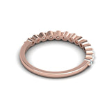 Real Diamond Engagement Ring, White/Yellow Custom Gold Ring, Rose Gold Modern Ring - GeumJewels