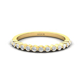 Real Diamond Engagement Ring, White/Yellow Custom Gold Ring, Rose Gold Modern Ring - GeumJewels