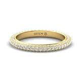 Handmade Rose Gold Ring, Elegant Yellow/white Gold Ring, Natural Gold Fashion Ring - GeumJewels