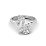 10kt 14kt 18kt Thin Gold Capricorn Zodiac Ring, Elegant Diamond Ring for Engagement, Capricorn Sign Gold Jewelry - GeumJewels