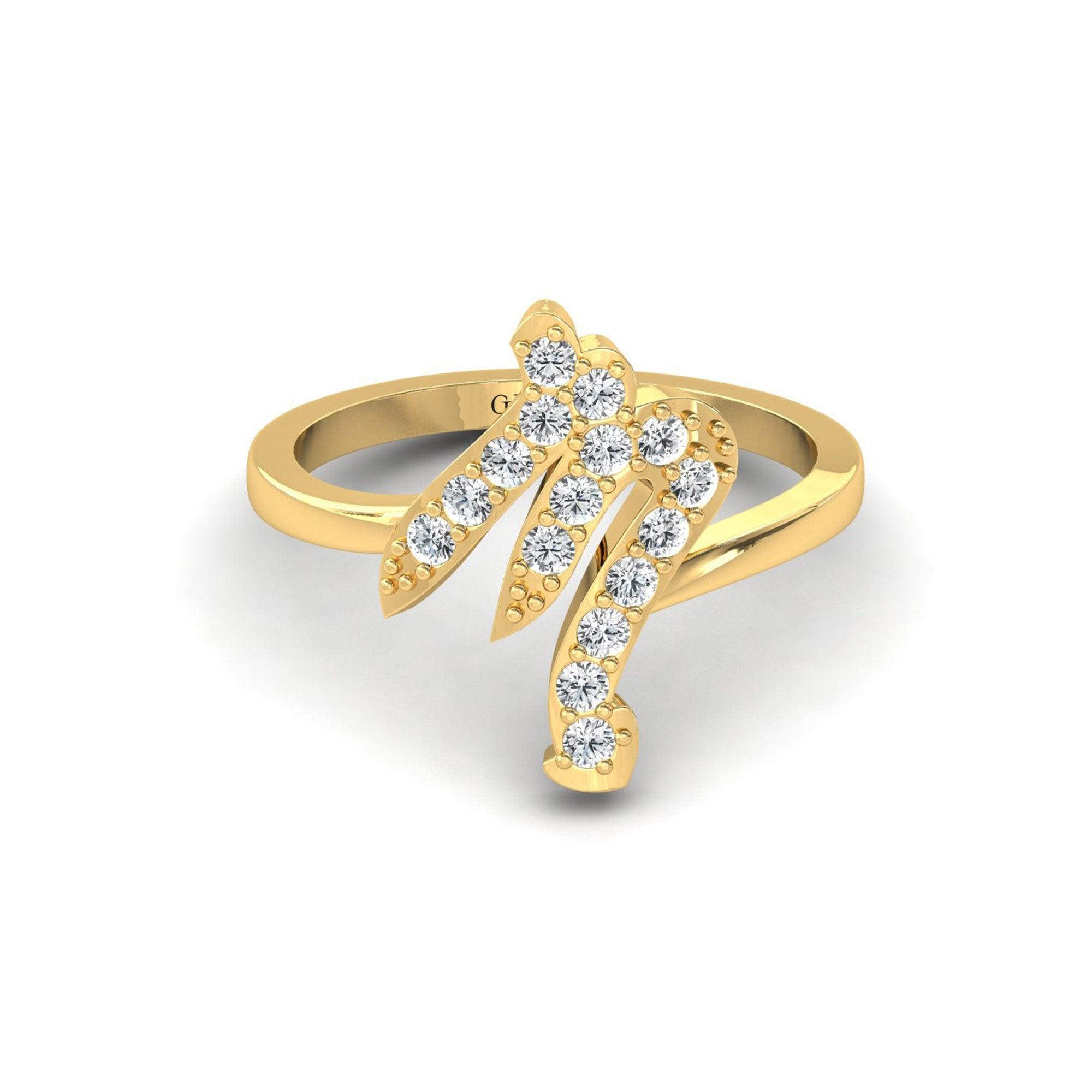 Handmade Solid Gold Scorpio Ring, Unique Designer Ring for Engagement, Zodiac Sign Gold Jewellery - GeumJewels