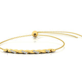 Minimalist Diamond Bracelet, White Gold Bracelet, 14k Solid Gold, Dainty Bracelet, Gift For Girlfriend