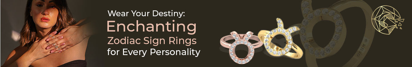 Elegant Zodiac Sign Rings: Personalized Jewelry – GeumJewels