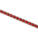 2mm Round Ruby Tennis Bracelet
