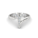 Diamond Aries Zodiac Horoscope Sign Ring