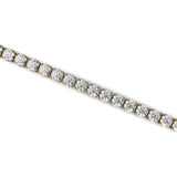 Tennis Bracelet 14k Solid Gold Real Diamond Sparkling Stackable Jewelry