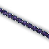 2mm Round Alexandrite Tennis Bracelet