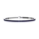 2mm Round Alexandrite Tennis Bracelet