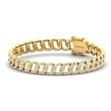 8mm Miami Cuban Diamond Bracelet