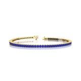 2mm Round Tanzanite Tennis Bracelet