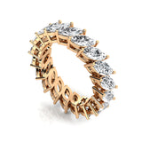 0.25ct each Marquis cut Diamond Eternity Ring