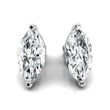 Lab Diamond Marquise Solitaire Stud Earrings