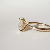 Lab Grown Diamond Oval Solitaire Ring Engagement Jewelry