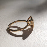 Oval Bezel Set Lab Grown Diamond Engagement Rings 14kt Rose Gold