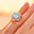 Oval Solitaire Aquamarine Baguette and Round Diamond Cocktail Ring - GeumJewels