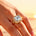 Vintage Style Square Cut Lab Diamond Diamond Ring - GeumJewels