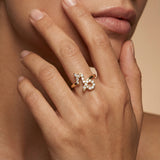 Diamond Capricorn Zodiac Horoscope Sign Ring