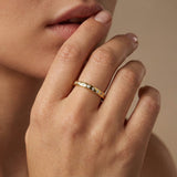 Round Diamond Star Eternity Diamond Ring Band