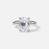 Lab Grown Diamond Cushion Cut Solitaire Ring 14kt Solid Gold Wedding Jewelry