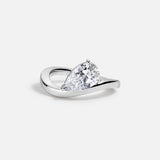 Herzförmiger Diamant Eternity Ring, 0.25 Karat pro Stein