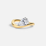 Herzförmiger Diamant Eternity Ring, 0.25 Karat pro Stein