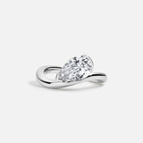 14kt Solid Gold Jewelry Lab Grown Diamond Pear Cut Jewelry