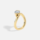 14kt Solid Gold Jewelry Lab Grown Diamond Pear Cut Jewelry