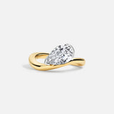 14kt Solid Gold Jewelry Lab Grown Diamond Pear Cut Jewelry