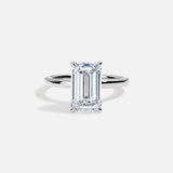 Lab Diamond Engagement Solitaire Ring 14kt Solid Gold