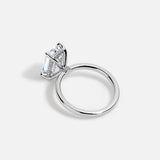 Lab Diamond Engagement Solitaire Ring 14kt Solid Gold