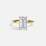 Lab Diamond Engagement Solitaire Ring 14kt Solid Gold