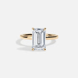 Lab Diamond Engagement Solitaire Ring 14kt Solid Gold