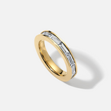 Lab Diamond Wedding Ring 14kt Solid Gold Jewelry