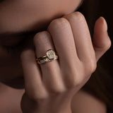 Lab Grown Diamond Cushion Cut Ring 14kt White Gold Jewelry
