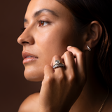 Lab Grown Diamond Asscher Cut Engagement Ring 14kt Rose Gold Jewelry
