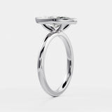 Marquise Cut Lab Grown Diamond Ring 14kt Rose Gold Jewelry