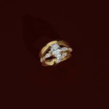 Lab Grown Diamond Engagement Ring 14kt Solid Gold Jewelry
