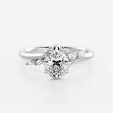 Lab Grown Diamond Solitaire Engagement Ring 14kt Rose Gold Jewelry