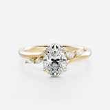 Lab Grown Diamond Solitaire Engagement Ring 14kt Rose Gold Jewelry