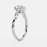 Lab Grown Diamond Solitaire Engagement Ring 14kt Rose Gold Jewelry