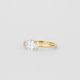 Lab Grown Diamond Engagement Ring 14kt Solid Gold