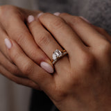 14kt Yellow Gold Lab Grown Diamond Engagement Jewelry