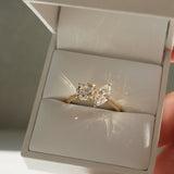 14kt Solid Gold Lab Diamond Ring, Engagement Jewelry
