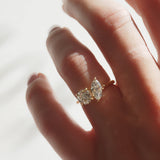 14kt Solid Gold Lab Diamond Ring, Engagement Jewelry